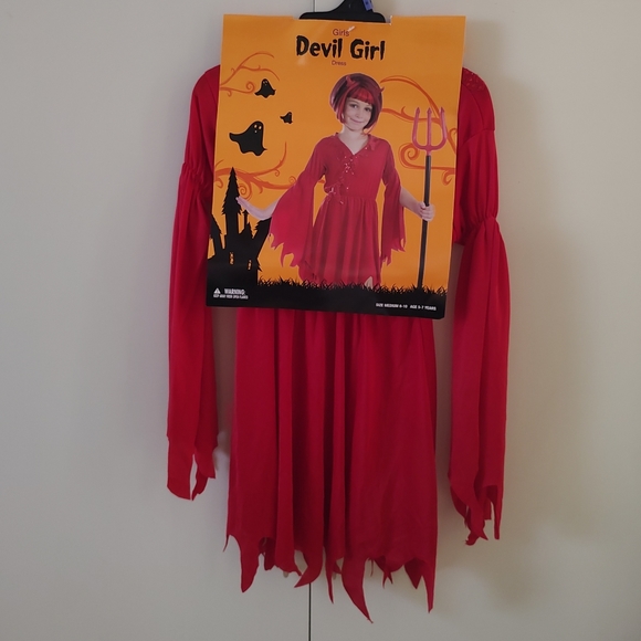 Walgreens Costumes New Girls Red Devil Halloween Costume Red Devil